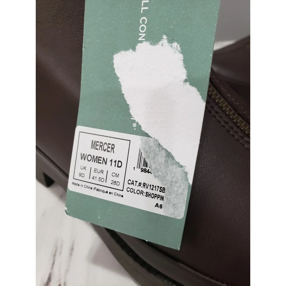 NEW NO BOX SIZE 11 Revitalign Mercer Boot (Women) ORTHOPEDIC LEATHER ANKLE BROWN